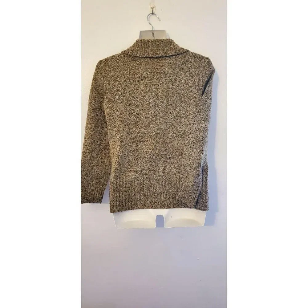 Karen Scott Button Down Cardigan 5 Brown